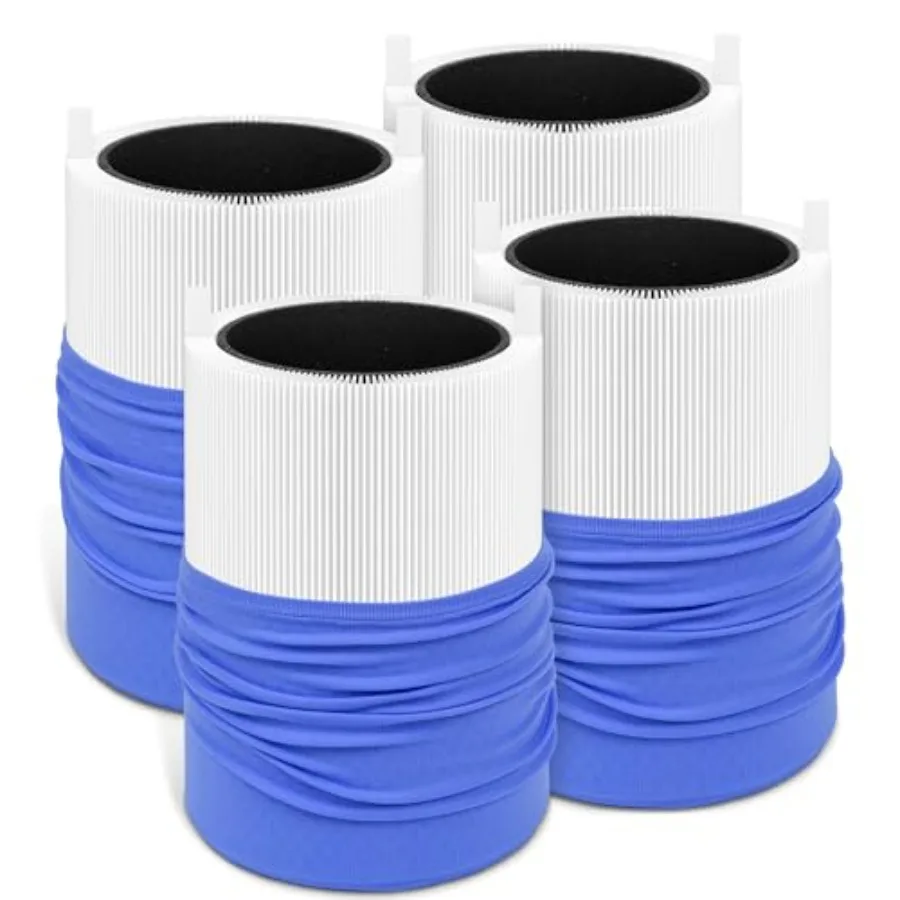 Сменный фильтр 411i 411a Max, совместимый с очистителем воздуха Blue Pure 411i 411a Max, 4 фильтра премиум-класса + 4 тканевых чехла
Сменный фильтр 411i 411a Max, совместимый с очистителем воздуха Blue Pure 411i 411a Max, 4 фильтра премиум-класса + 4 тканевых чехла