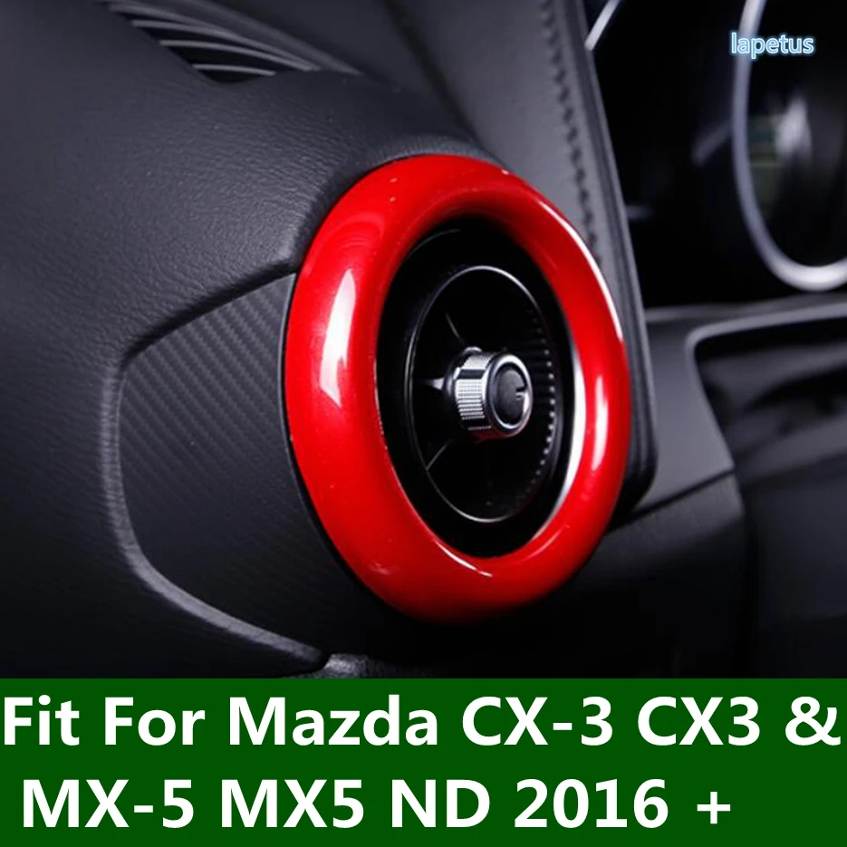 Side Air Conditioning AC Vent Cover Trim AC Outlet Decoration Ring For Mazda CX-3 CX3 & MX-5 MX5 ND 2016 - 2021 Car Accessories
Side Air Conditioning AC Vent Cover Trim AC Outlet Decoration Ring For Mazda CX-3 CX3 & MX-5 MX5 ND 2016 - 2021 Car Accessories