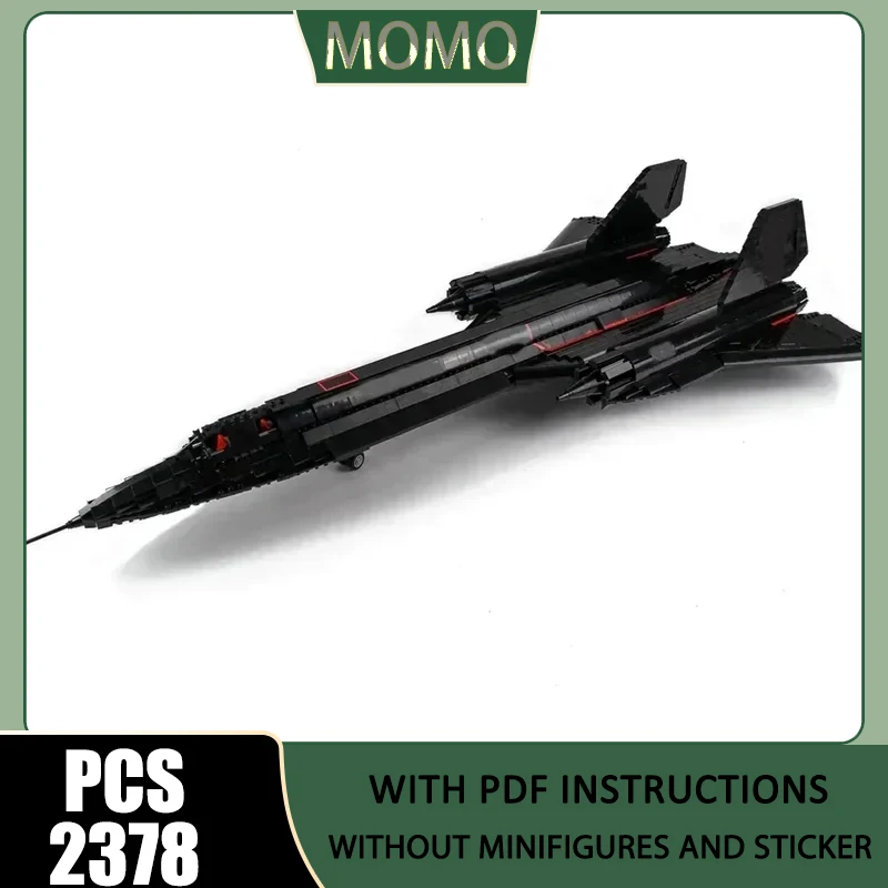 Military Series Fighter Model Moc Building Blocks SR-71 Blackbird Aircraft Model Technology Bricks DIY Assembly Airplane Toys
Military Series Fighter Model Moc Building Blocks SR-71 Blackbird Aircraft Model Technology Bricks DIY Assembly Airplane Toys