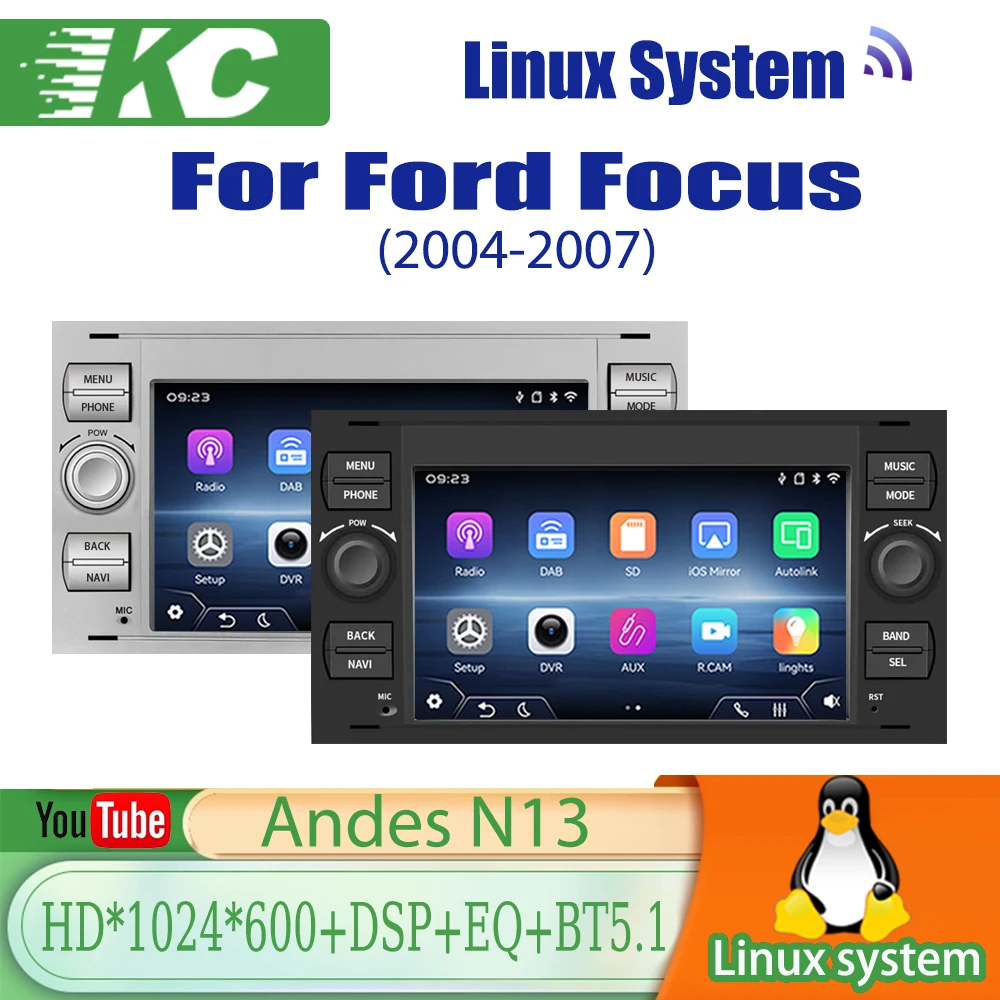 For Ford Focus(2004-2007)2026 New Linux System Wireless CarPlay and other functions.
For Ford Focus(2004-2007)2026 New Linux System Wireless CarPlay and other functions.