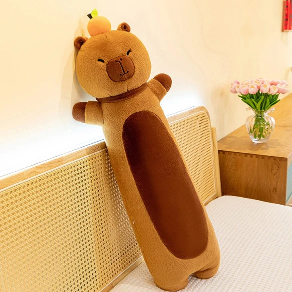 Adorable Orange Capybara Pillow Plu Toy Creative Water Long Doll Children's Doll Birthday Gift Stuffed Animal Cuion
Adorable Orange Capybara Pillow Plu Toy Creative Water Long Doll Children's Doll Birthday Gift Stuffed Animal Cuion