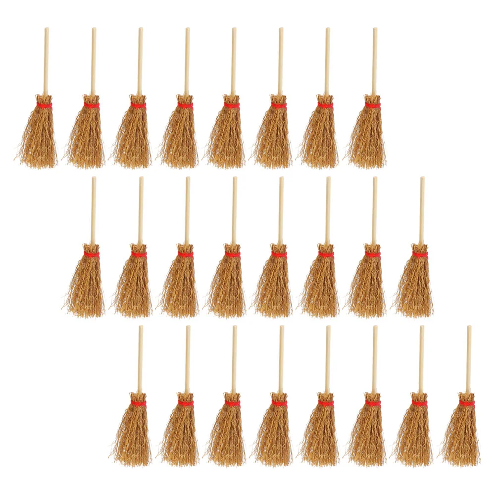 24 Pcs Mini Broom Model Realistic Design Dollhouse Miniature Accessories Creative Play Functional Straw Brooms Decor Scenery
24 Pcs Mini Broom Model Realistic Design Dollhouse Miniature Accessories Creative Play Functional Straw Brooms Decor Scenery