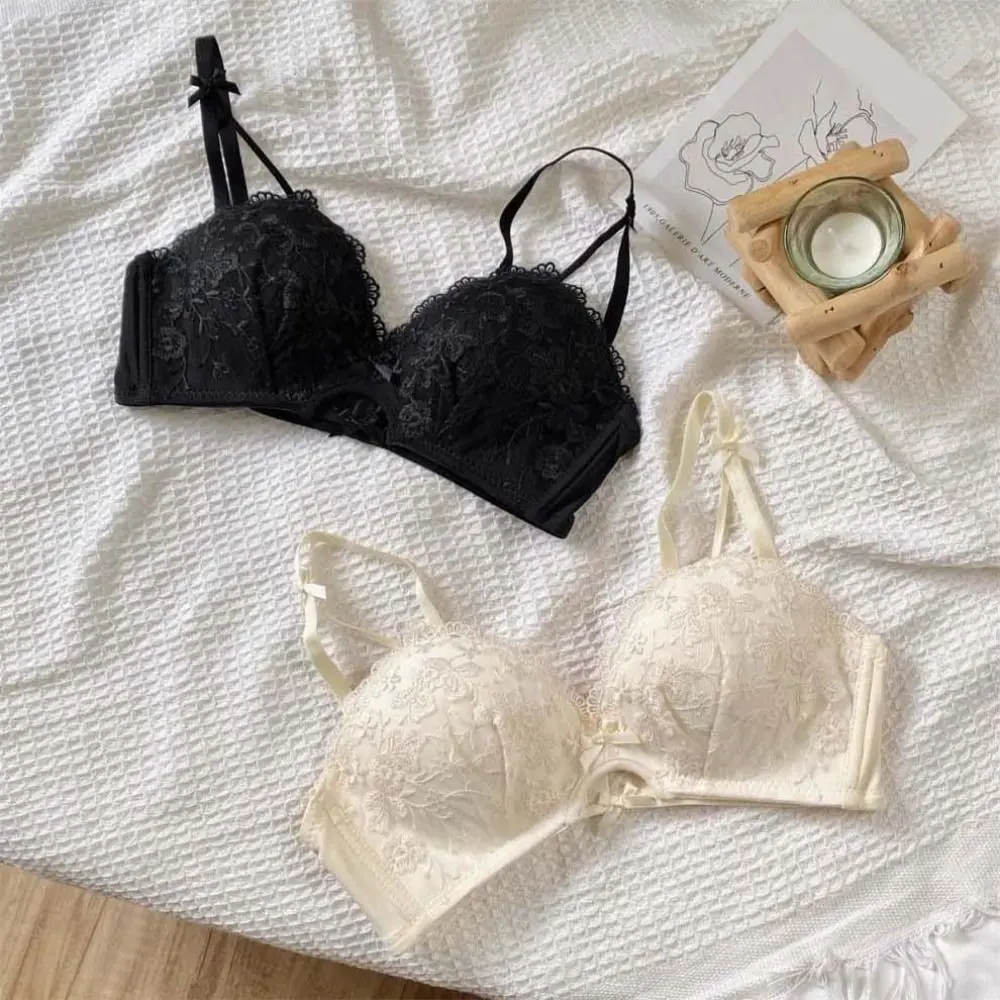 Comfortable Breathable Lace Flower Bra Bowknot Thin Push Up Bra Intimates Adjustable Underwear for Women Gifts
Comfortable Breathable Lace Flower Bra Bowknot Thin Push Up Bra Intimates Adjustable Underwear for Women Gifts