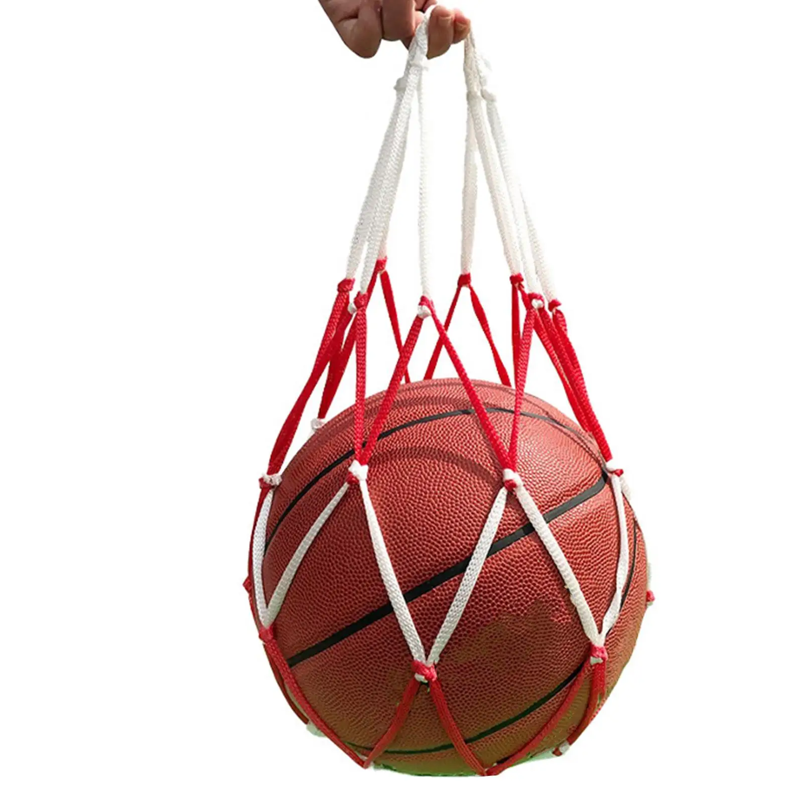 Portable Nylon Ball Carrier Mesh Bag with Braided Rope Handle for Outdoor Sports Basketball Football
Portable Nylon Ball Carrier Mesh Bag with Braided Rope Handle for Outdoor Sports Basketball Football