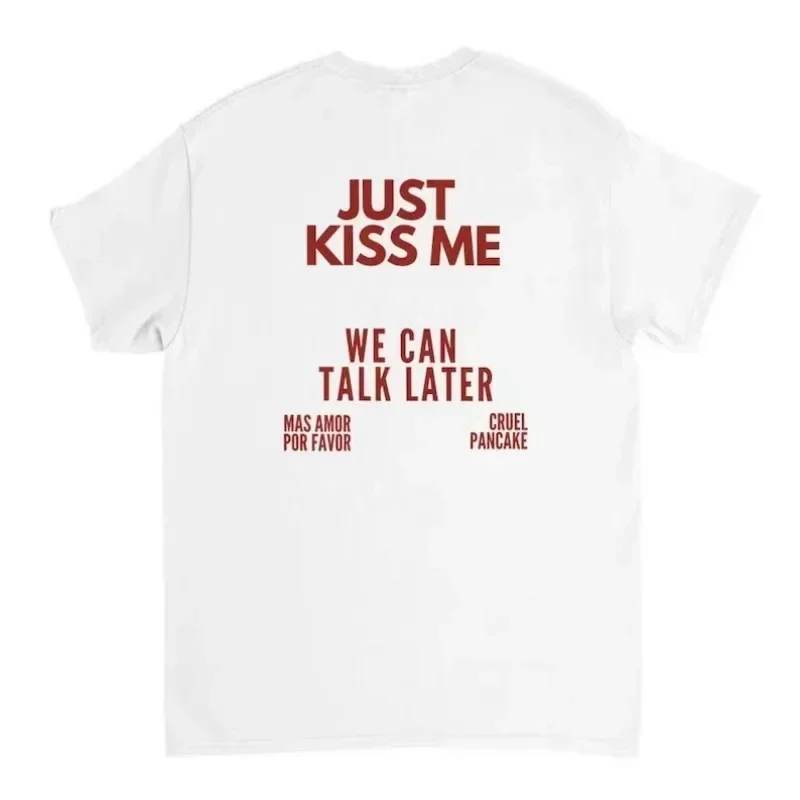 2024 Summer High Street Fashion Letter Print Men's Short-sleeved T-shirt Y2k Retro Harajuku Couple Casual Loose Oversized Top
2024 Summer High Street Fashion Letter Print Men's Short-sleeved T-shirt Y2k Retro Harajuku Couple Casual Loose Oversized Top