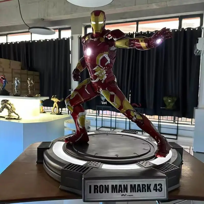 60cm Avengers Iron Man Mk43 Full Body 1/3 Voice Controlled Luminous Pu Resin Gk Action Figure Collection Ornament Festival Gift
60cm Avengers Iron Man Mk43 Full Body 1/3 Voice Controlled Luminous Pu Resin Gk Action Figure Collection Ornament Festival Gift