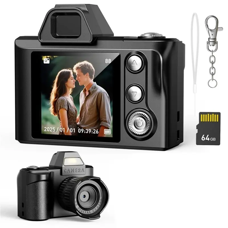B03B-Pocket Digital Camera 1080P Mini Keychain Style For Kids Adults Gifts For Birthdays Christmas
B03B-Pocket Digital Camera 1080P Mini Keychain Style For Kids Adults Gifts For Birthdays Christmas