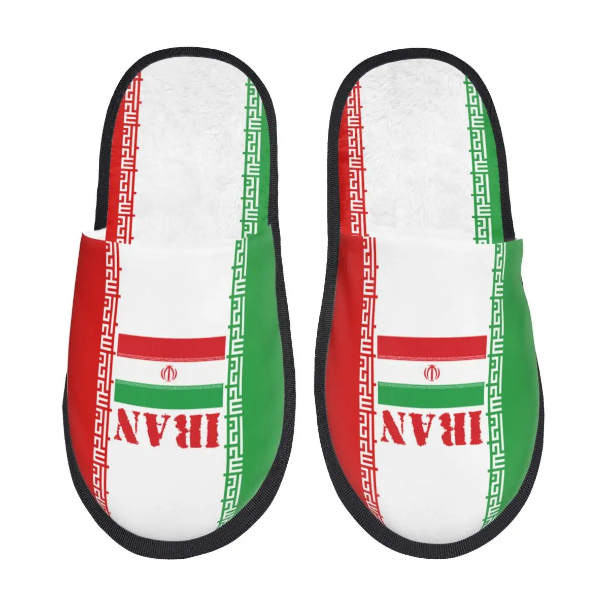 Уютные домашние тапочки с индивидуальным дизайном флага Ирана и эффектом памяти формы для женщин
Уютные домашние тапочки с индивидуальным дизайном флага Ирана и эффектом памяти формы для женщин