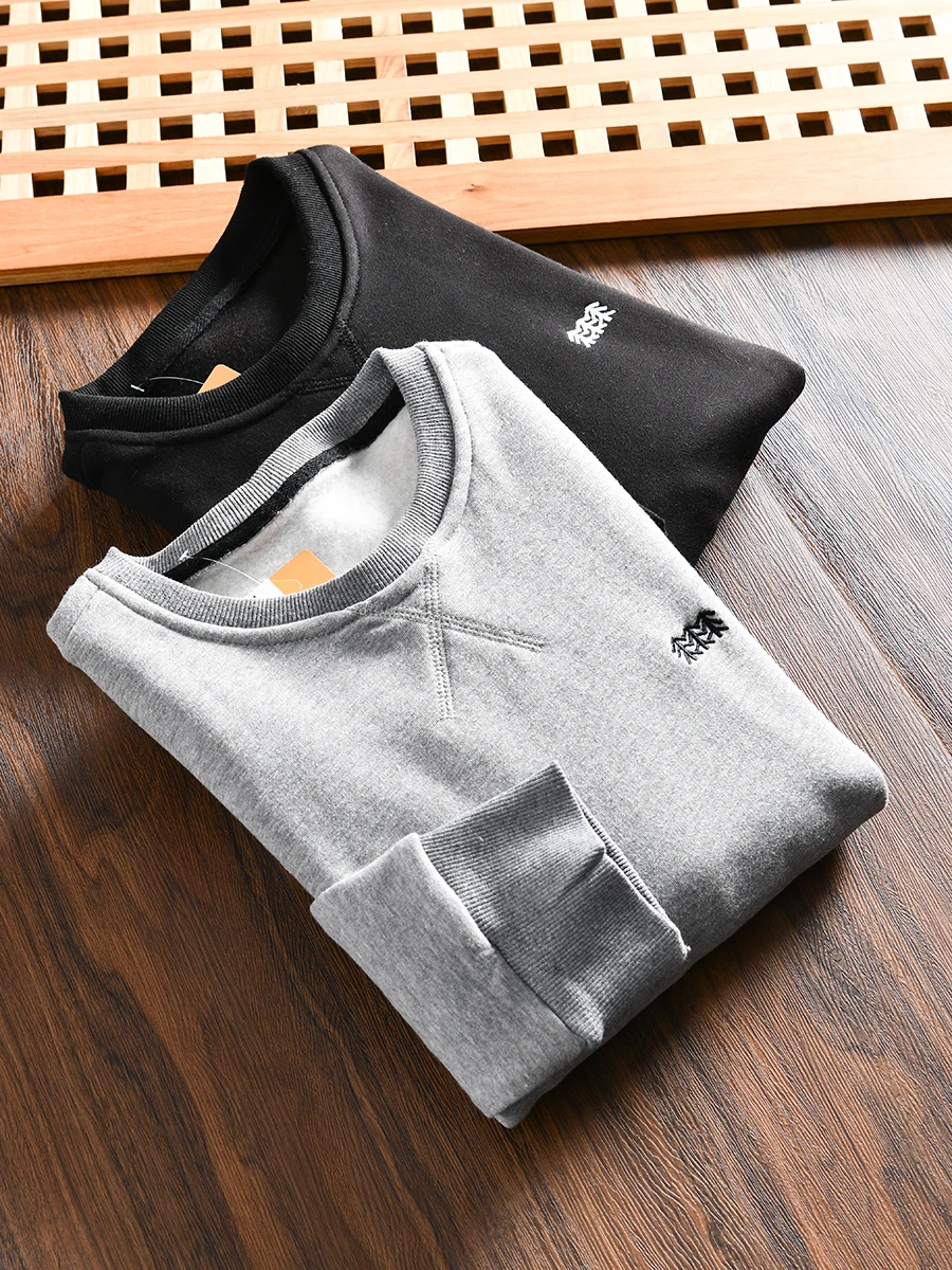 Thickened Fleece! Men's Winter Fashion Embroidered Sport Casual Warm round Neck Sweatshirt Youth Popular Straight Cut Style
Thickened Fleece! Men's Winter Fashion Embroidered Sport Casual Warm round Neck Sweatshirt Youth Popular Straight Cut Style