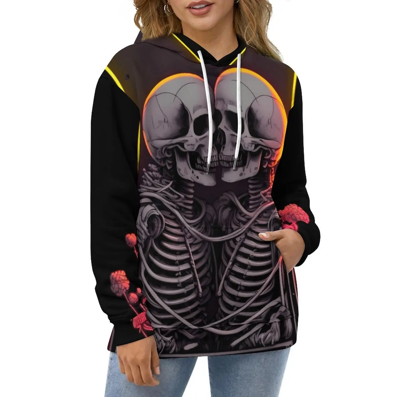 Gothic Lovers Hoodies Skeleton Print Streetwear Casual Hoodie Long Sleeve Modern Design Sweatshirts Big Size
Gothic Lovers Hoodies Skeleton Print Streetwear Casual Hoodie Long Sleeve Modern Design Sweatshirts Big Size