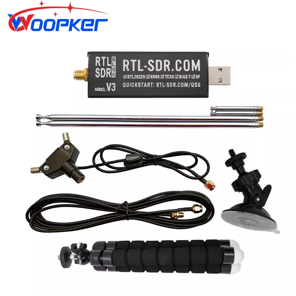 RTL-SDR Blog V4 R828D RTL2832U 1PPM TCXO SMA RTLSDR Software-Defined Radio (Dongle Only) Radio Receiver Broadcast FM
RTL-SDR Blog V4 R828D RTL2832U 1PPM TCXO SMA RTLSDR Software-Defined Radio (Dongle Only) Radio Receiver Broadcast FM