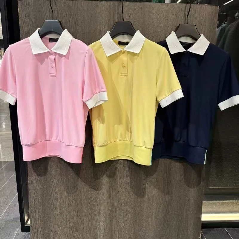 2026 New Korean Sporty Women's Golf Top Short Sleeve Slim Fit Quick-Dry Stretch Active Summer Sports Shirt Breathable Activewear
2026 New Korean Sporty Women's Golf Top Short Sleeve Slim Fit Quick-Dry Stretch Active Summer Sports Shirt Breathable Activewear