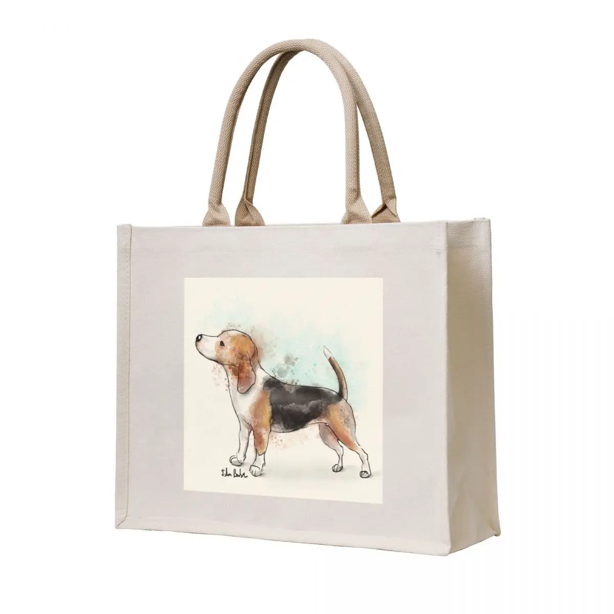 Watercolor Drawing of a Cute Beagle Tote Bag Big bag Women's shopper bag Canvas stote
Watercolor Drawing of a Cute Beagle Tote Bag Big bag Women's shopper bag Canvas stote