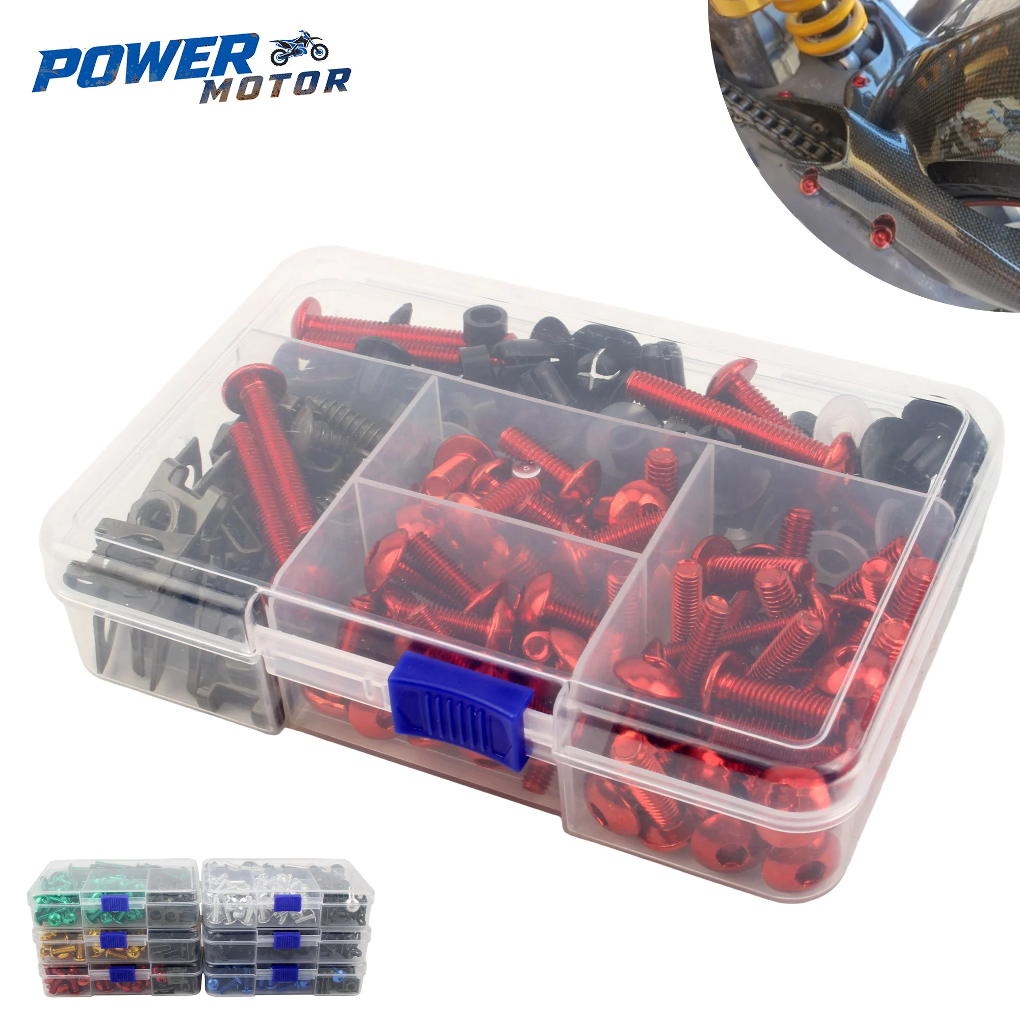 Bolt Kit Motorcycle Universal Windshield Screws 177pcs For Honda Yamaha Suzuki Kawasaki BMW Sport Dirt Pit Bike Accessories
Bolt Kit Motorcycle Universal Windshield Screws 177pcs For Honda Yamaha Suzuki Kawasaki BMW Sport Dirt Pit Bike Accessories