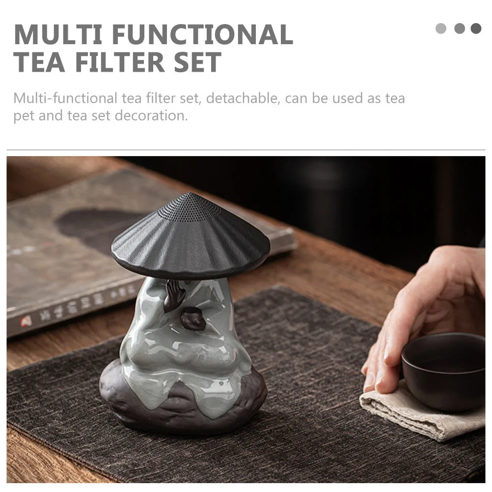 1Set Premium Ceramic Tea Filter Multi-Functional Infuser Monk Statue Home Decor Tea Pet Desktop Ornament Lovely Pet
1Set Premium Ceramic Tea Filter Multi-Functional Infuser Monk Statue Home Decor Tea Pet Desktop Ornament Lovely Pet