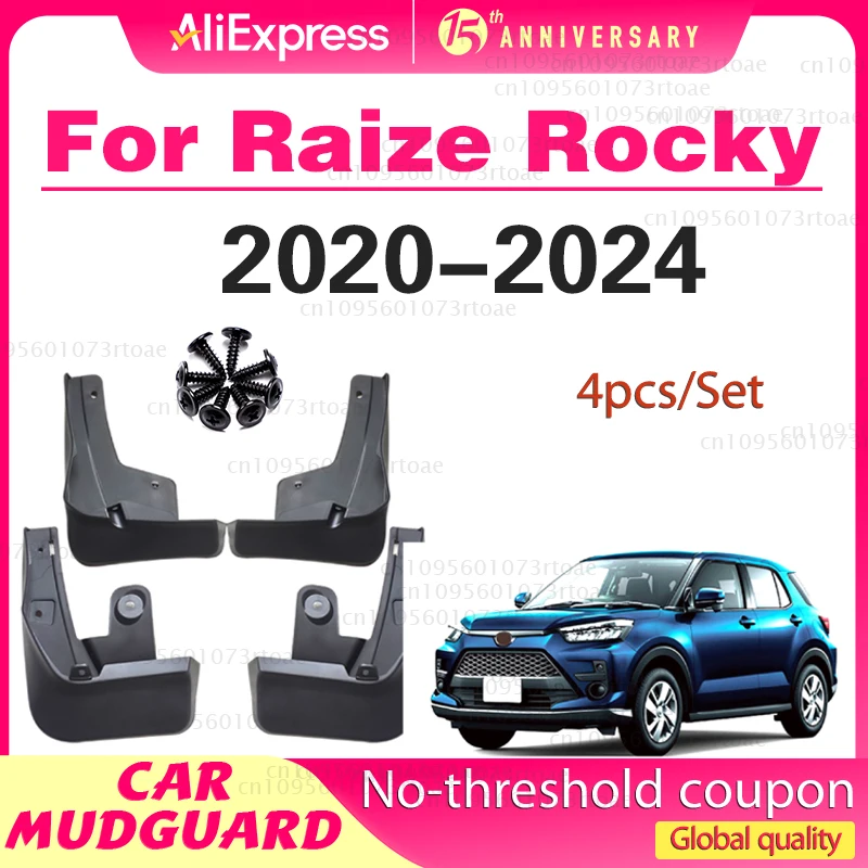 For Toyota Raize Rocky 2020 2021 2022 2023 2024 Fender Mudguard Mud Flaps Guard Splash Flap Mudguards Car Accessories
For Toyota Raize Rocky 2020 2021 2022 2023 2024 Fender Mudguard Mud Flaps Guard Splash Flap Mudguards Car Accessories