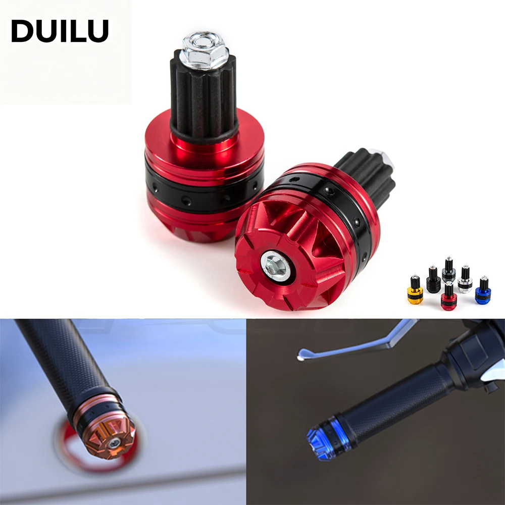 DUILU Motorcycle Handle Bar Ends Grips Universal For 7/8" 22mm Aluminum Alloy Motorcycle Handlebar Plug Slider
DUILU Motorcycle Handle Bar Ends Grips Universal For 7/8" 22mm Aluminum Alloy Motorcycle Handlebar Plug Slider
