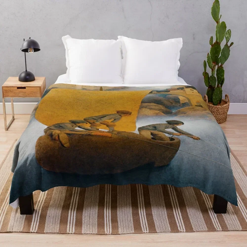 Wynken, Blynken, and Nod by Maxfield Parrish - Fairy tales Throw Blanket Multi-Purpose cosplay anime Stuffeds Blankets
Wynken, Blynken, and Nod by Maxfield Parrish - Fairy tales Throw Blanket Multi-Purpose cosplay anime Stuffeds Blankets