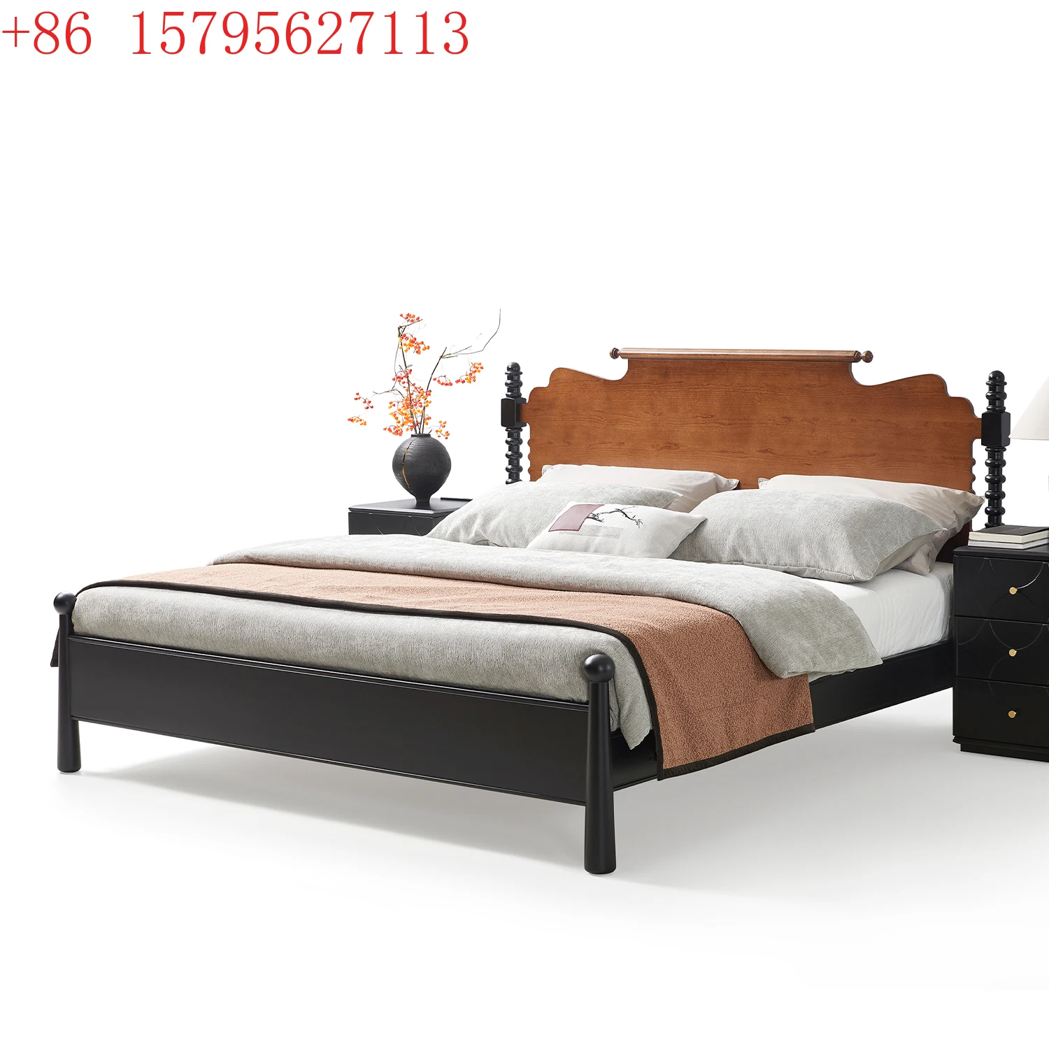 Yunchen American solid wood bed French antique 1.8 meters bedroom double bed master bedroom retro wedding bed
Yunchen American solid wood bed French antique 1.8 meters bedroom double bed master bedroom retro wedding bed