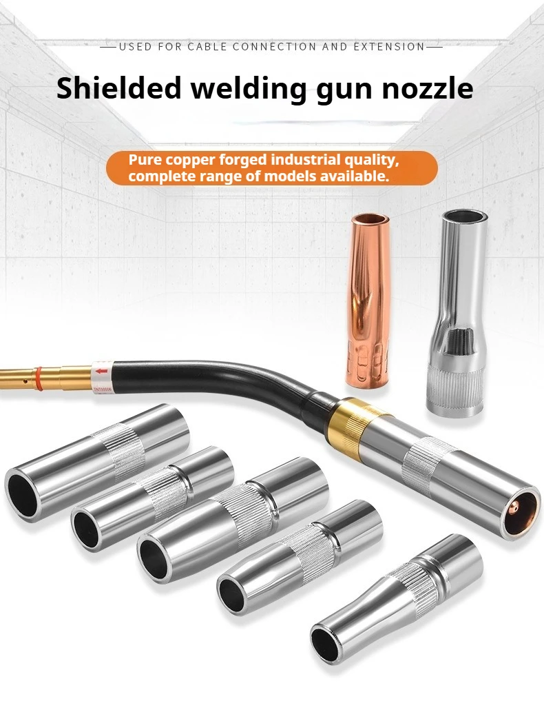Coated Gas Nozzle for MIG Torch 200A 350A 500A, Yellow & Red Copper Welding Gun Shield Cup Cover, Gas Shielded Welding Accessori
Coated Gas Nozzle for MIG Torch 200A 350A 500A, Yellow & Red Copper Welding Gun Shield Cup Cover, Gas Shielded Welding Accessori