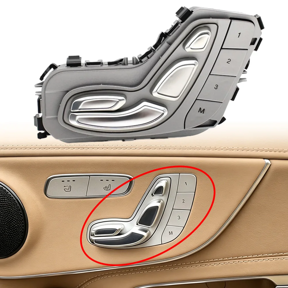 Front Left/ Right Power Seat Adjustment Memory Switch A2059056651 2059054318 For Mercedes-Benz C-E Class GLC EQC CLS W205 C205
Front Left/ Right Power Seat Adjustment Memory Switch A2059056651 2059054318 For Mercedes-Benz C-E Class GLC EQC CLS W205 C205