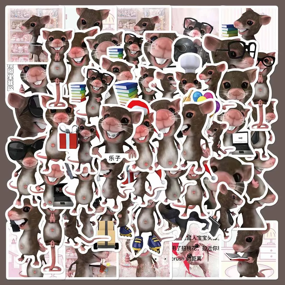 10/30/60PCS Horrible and Funny Mouse Cartoon Sticker DIY Decoration PVC Waterproof Skateboard Notebook Graffiti Toy
10/30/60PCS Horrible and Funny Mouse Cartoon Sticker DIY Decoration PVC Waterproof Skateboard Notebook Graffiti Toy