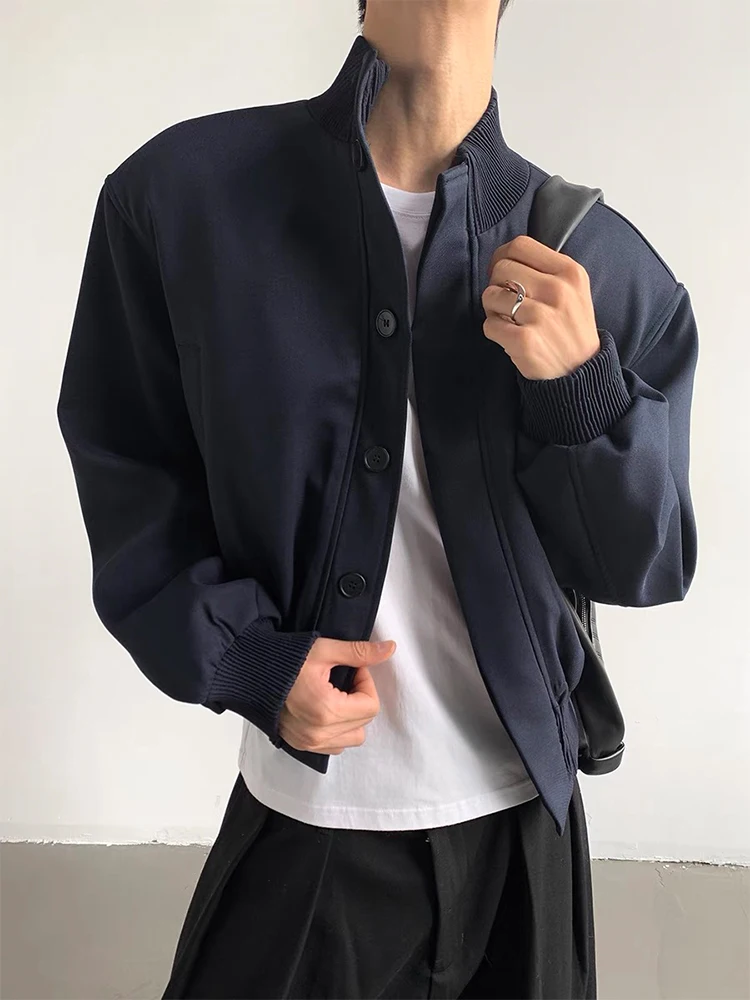 Navy Blue American Sle Bomber Flight Jaet Men's ort Svel Baseball orm Loose Fit Spring Autumn High Sensation
Navy Blue American Sle Bomber Flight Jaet Men's ort Svel Baseball orm Loose Fit Spring Autumn High Sensation