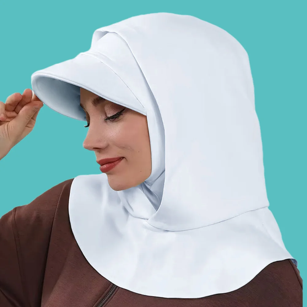 Amira Instant Hijab Muslim Women Bonnet Headscarf Visor Hat Wide Brim Turban Islam Head Neck Cover Pull On Head Wrap Niqab Hats
Amira Instant Hijab Muslim Women Bonnet Headscarf Visor Hat Wide Brim Turban Islam Head Neck Cover Pull On Head Wrap Niqab Hats