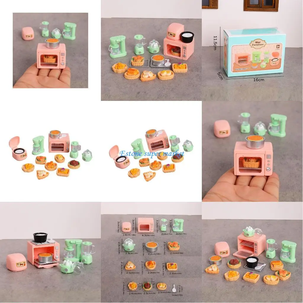 090B 1/12 Миниатюрная кухонная духовка, рисоварка, реалистичный хлеб, аксессуары для кукольного дома
090B 1/12 Миниатюрная кухонная духовка, рисоварка, реалистичный хлеб, аксессуары для кукольного дома
