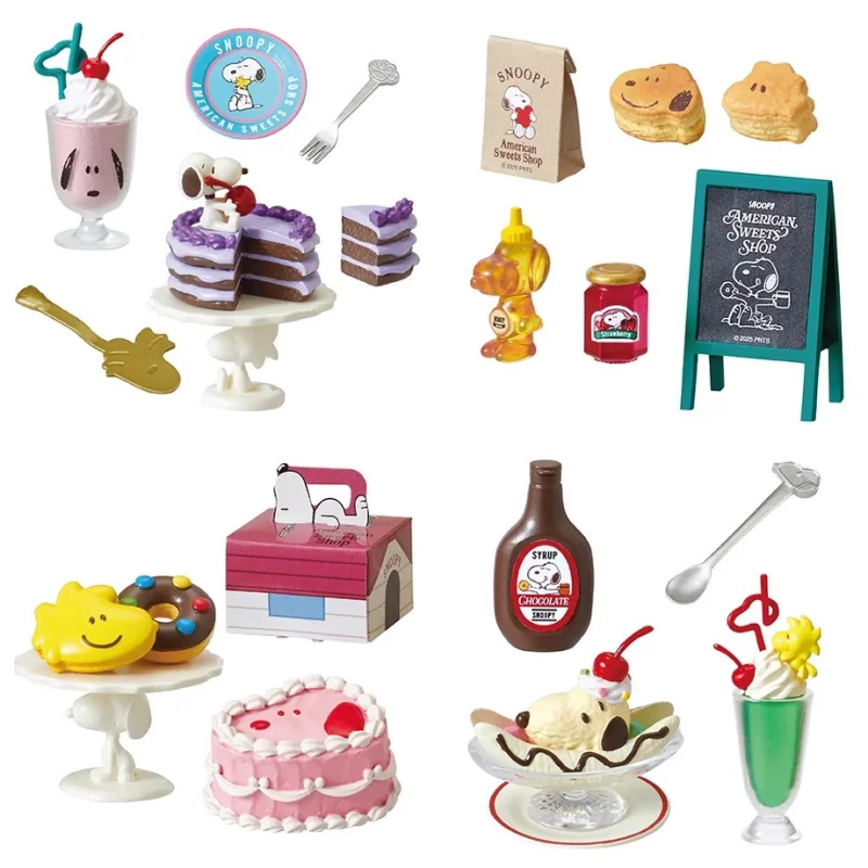 Re-Ment Genuine 8Pcs SNOOPY AMERICAN Sweets Shop Toys For Kids Gift Collectible Model Ornaments
Re-Ment Genuine 8Pcs SNOOPY AMERICAN Sweets Shop Toys For Kids Gift Collectible Model Ornaments