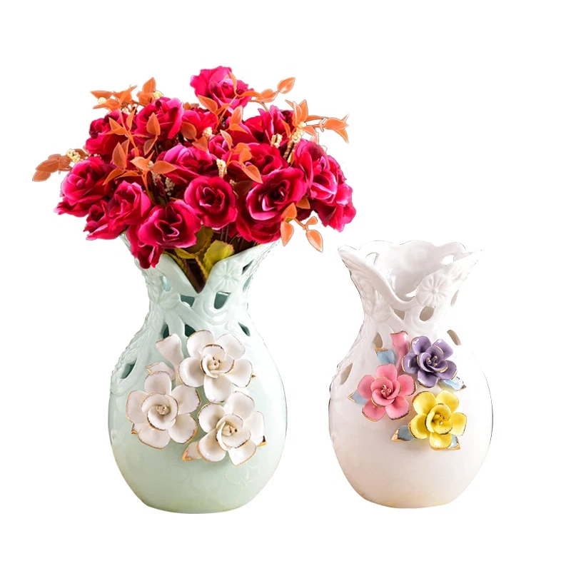 European-style small fresh vase dried flower fake flower insert hydroponic ceramic flower ware floral arrangement living room de
European-style small fresh vase dried flower fake flower insert hydroponic ceramic flower ware floral arrangement living room de
