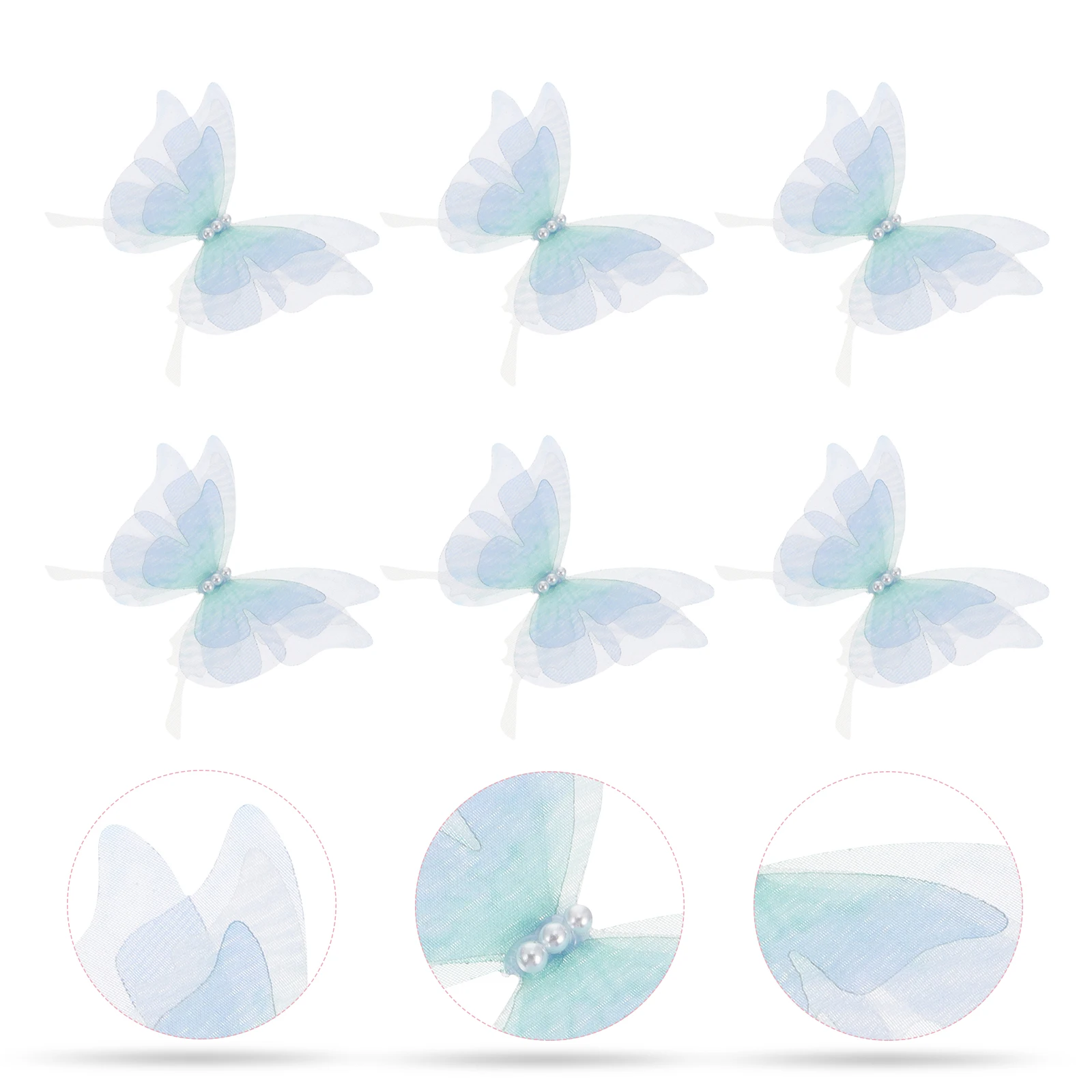 10 Pcs Organdy Butterfly Patches Cloth Art DIY Hair Accessories Clothing Appliques Girls Wedding Toppers Headband Jewelry
10 Pcs Organdy Butterfly Patches Cloth Art DIY Hair Accessories Clothing Appliques Girls Wedding Toppers Headband Jewelry