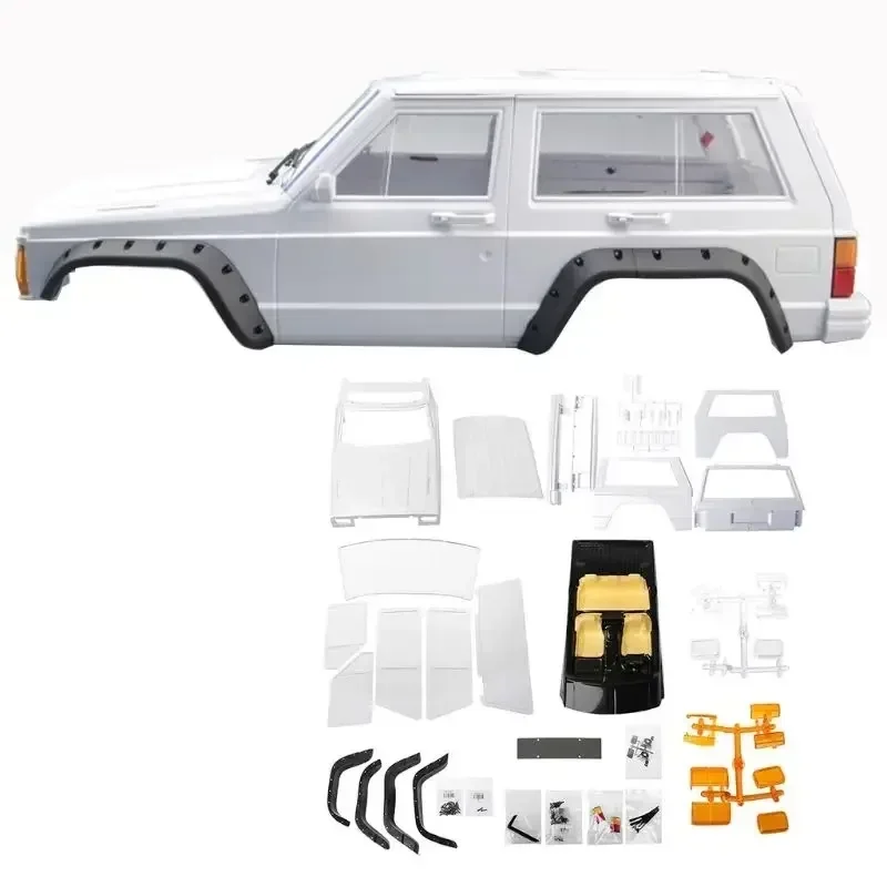 1:10 Hard Plastic Body Shell Kit 275mm Wheelbase JEEP Cherokee XJ Unpainted DIY for 1/10 RC Crawler Car RC4WD D90 D110 TF2 MST
1:10 Hard Plastic Body Shell Kit 275mm Wheelbase JEEP Cherokee XJ Unpainted DIY for 1/10 RC Crawler Car RC4WD D90 D110 TF2 MST