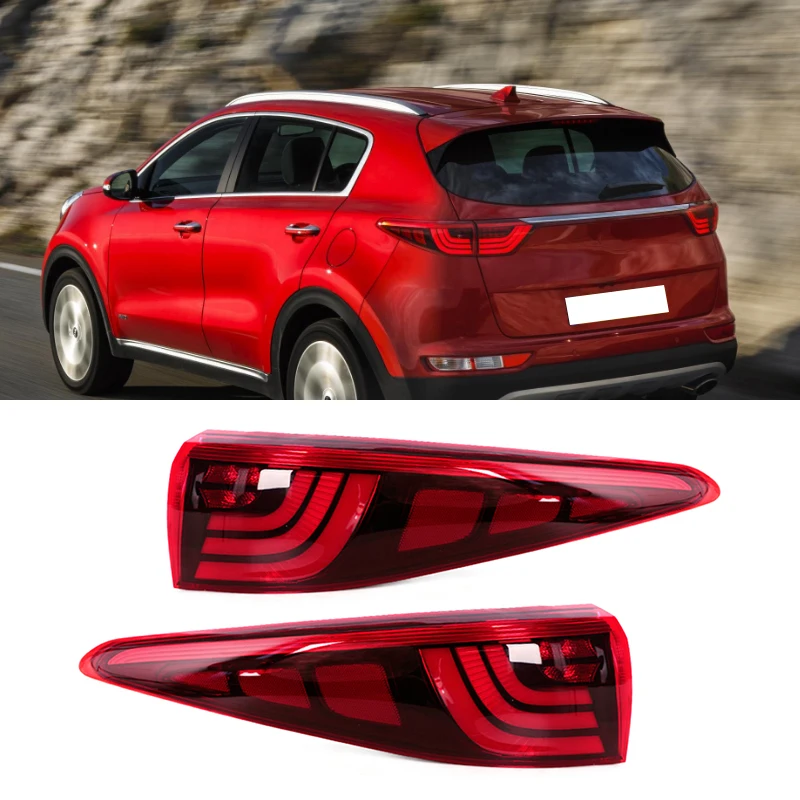 Светодиодные задние фонари для KIA Sportage KX5 2016 2017 2018, указатели поворота, огни заднего хода, предупреждающие мигающие огни, фары дальнего света в сборе
Светодиодные задние фонари для KIA Sportage KX5 2016 2017 2018, указатели поворота, огни заднего хода, предупреждающие мигающие огни, фары дальнего света в сборе