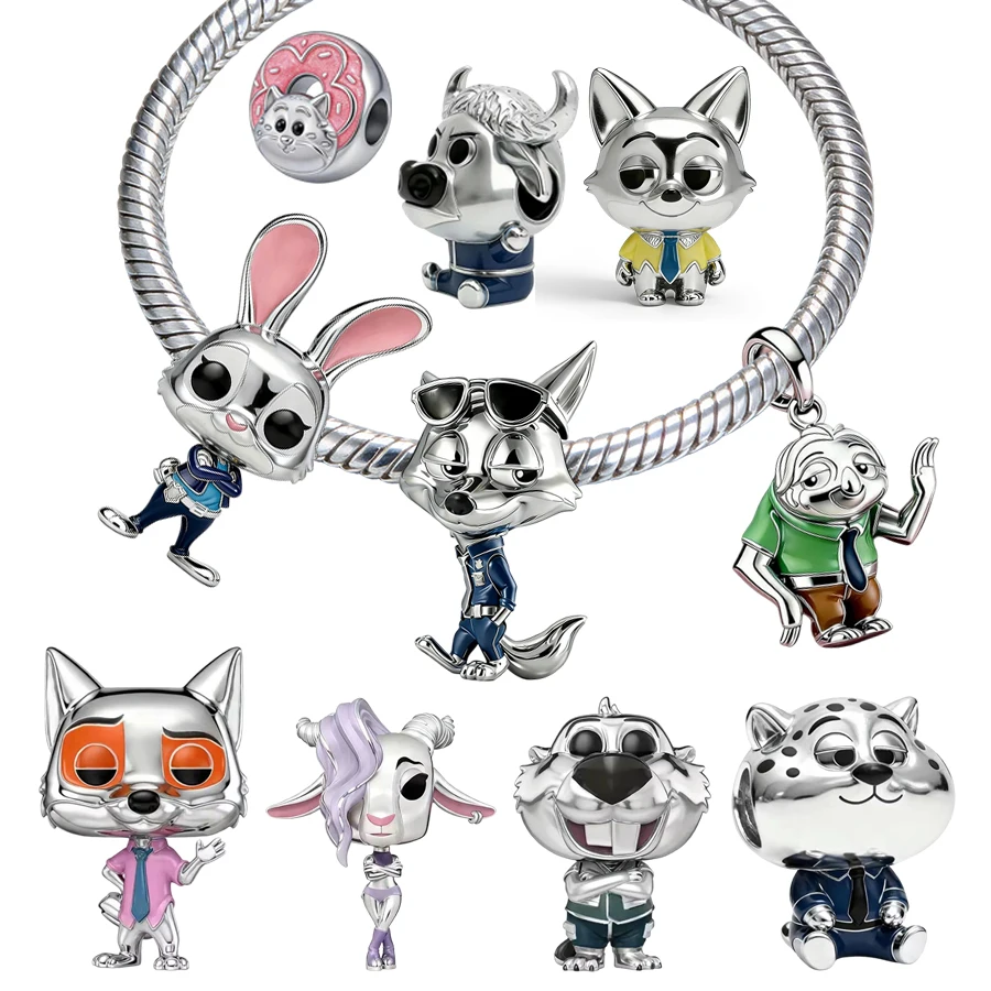 Hot Sale Disney Charms DIY Fashion Women Jewelry Gift Zootopia Series Judy Hopps & Nick Wilde Beads Fit Original Snake Bracelets
Hot Sale Disney Charms DIY Fashion Women Jewelry Gift Zootopia Series Judy Hopps & Nick Wilde Beads Fit Original Snake Bracelets