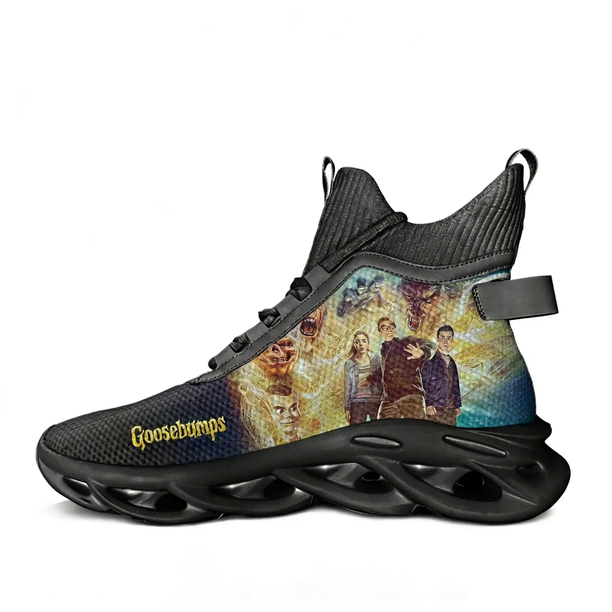Goosebumps High Top Flats Sneakers Mens Womens Sports Shoe High Quality Fashion Sneaker Lace Up Mesh Footwear Custom Made Shoes
Goosebumps High Top Flats Sneakers Mens Womens Sports Shoe High Quality Fashion Sneaker Lace Up Mesh Footwear Custom Made Shoes
