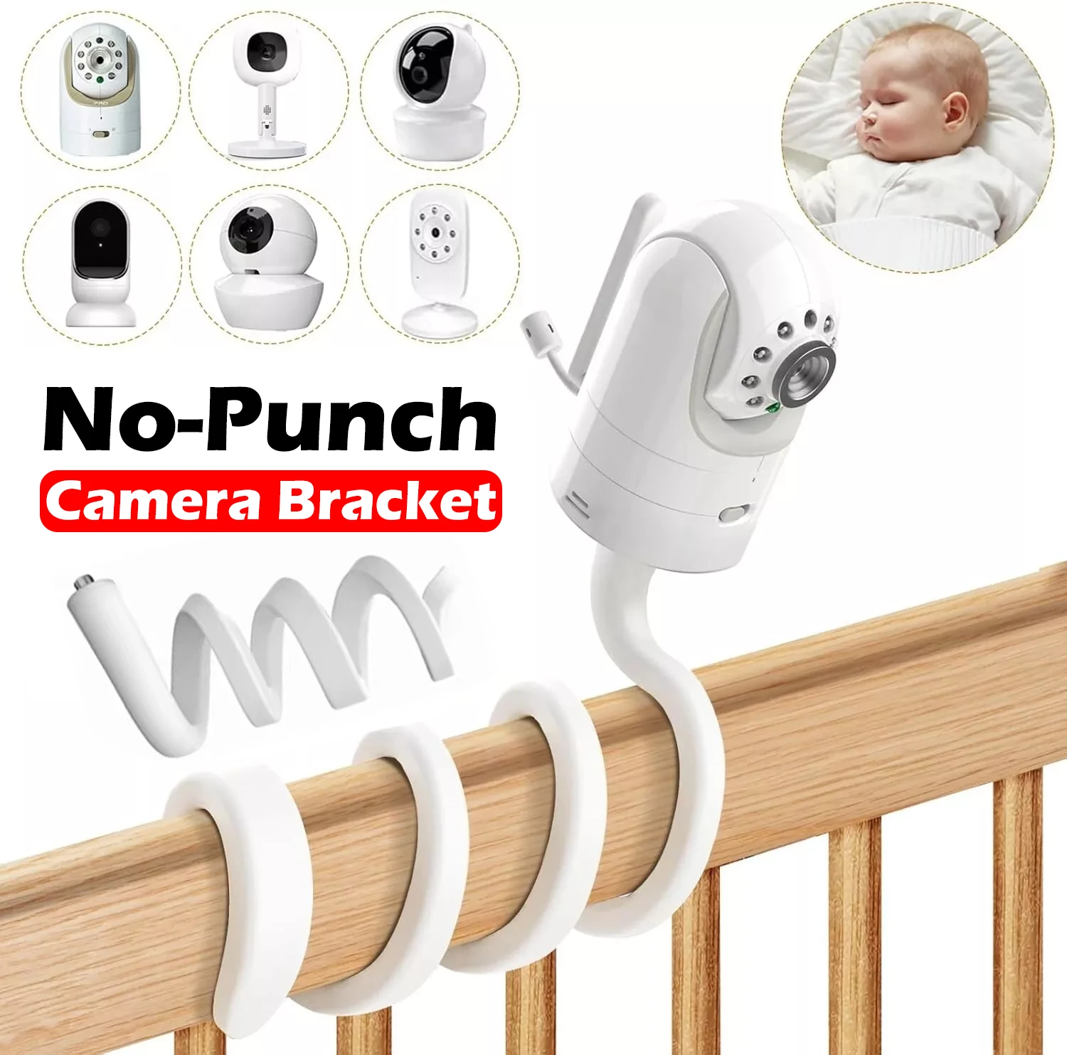 Universal Bendable Monitor Holder Clip Punch-free Camera Support Stand Clip Base Webcam Stand Camera Mount Flexible Mounting Kit
Universal Bendable Monitor Holder Clip Punch-free Camera Support Stand Clip Base Webcam Stand Camera Mount Flexible Mounting Kit