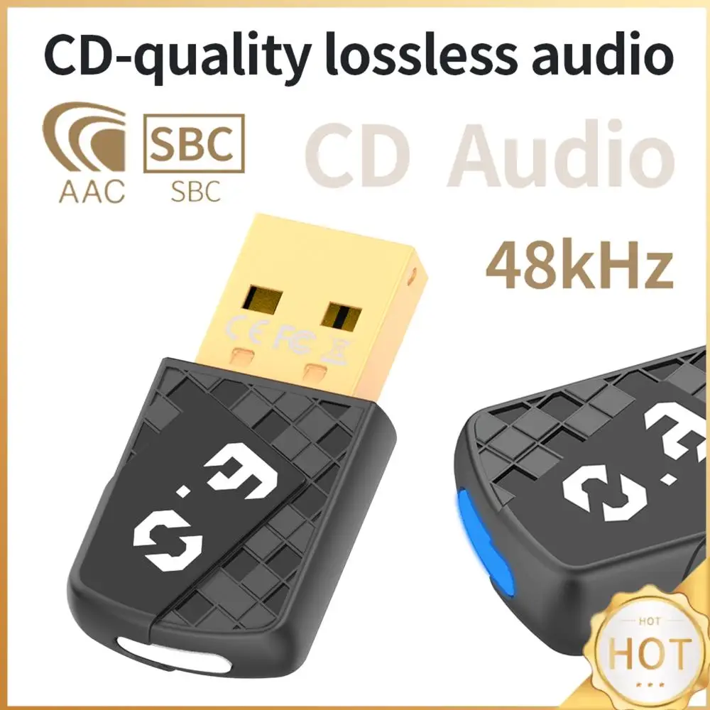 USB Bluetooth-compatible 6.0 Wireless Audio Adapter Plug & Play Wireless Dongle for Headset Speaker Keyboard Printers
USB Bluetooth-compatible 6.0 Wireless Audio Adapter Plug & Play Wireless Dongle for Headset Speaker Keyboard Printers