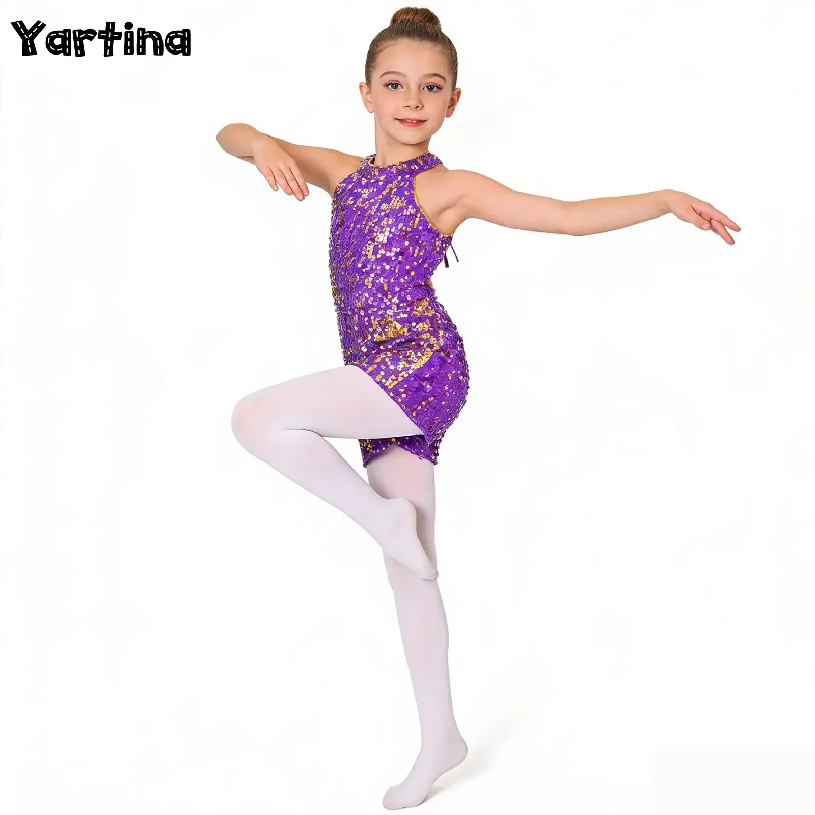 Kids Girls Gymnastics Ballet Ballroom Jazz Dance Performance Costume Sequins Ballet Jersey Leotard Samba Tango Cha Cha Dancewear
Kids Girls Gymnastics Ballet Ballroom Jazz Dance Performance Costume Sequins Ballet Jersey Leotard Samba Tango Cha Cha Dancewear