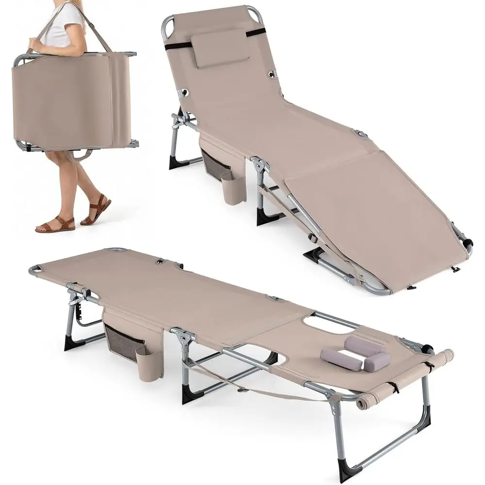 3-in-1 Adjustable Sun Lounge Chair with Armrests, Ideal for Outdoor Tanning at Beach, Backyard, or Poolside (Sand)
3-in-1 Adjustable Sun Lounge Chair with Armrests, Ideal for Outdoor Tanning at Beach, Backyard, or Poolside (Sand)