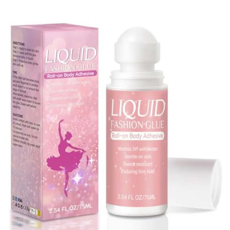 Body Glue for Clothes and Skin Roll On 2.54 Oz Sweat Resistant and Long Lasting and Wash Off Body Adhesive for Dancers Stagewea
Body Glue for Clothes and Skin Roll On 2.54 Oz Sweat Resistant and Long Lasting and Wash Off Body Adhesive for Dancers Stagewea