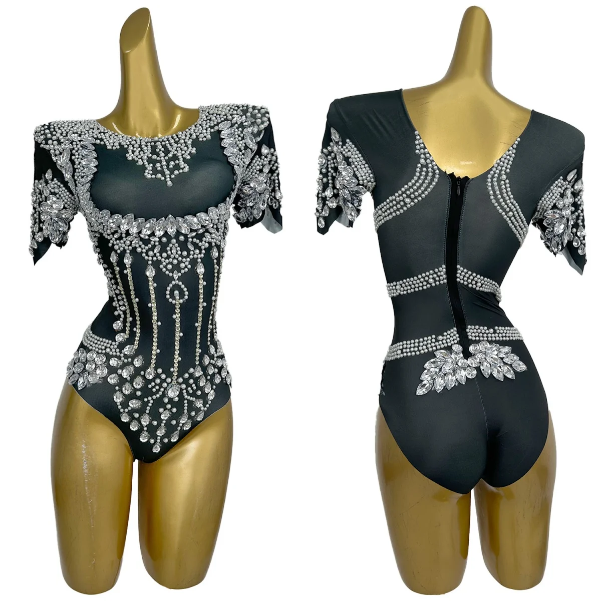 Women Sexy Sparkly Rhinestone Bodysuit High Cut One Piece Leotard for Party Dance Show Club Wear Halloween Costume Heijuelianti
Women Sexy Sparkly Rhinestone Bodysuit High Cut One Piece Leotard for Party Dance Show Club Wear Halloween Costume Heijuelianti