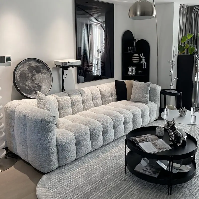 Nordic expression French retro simple cashmere fabric sofa minimalist cotton candy BOBA sofa designer
Nordic expression French retro simple cashmere fabric sofa minimalist cotton candy BOBA sofa designer