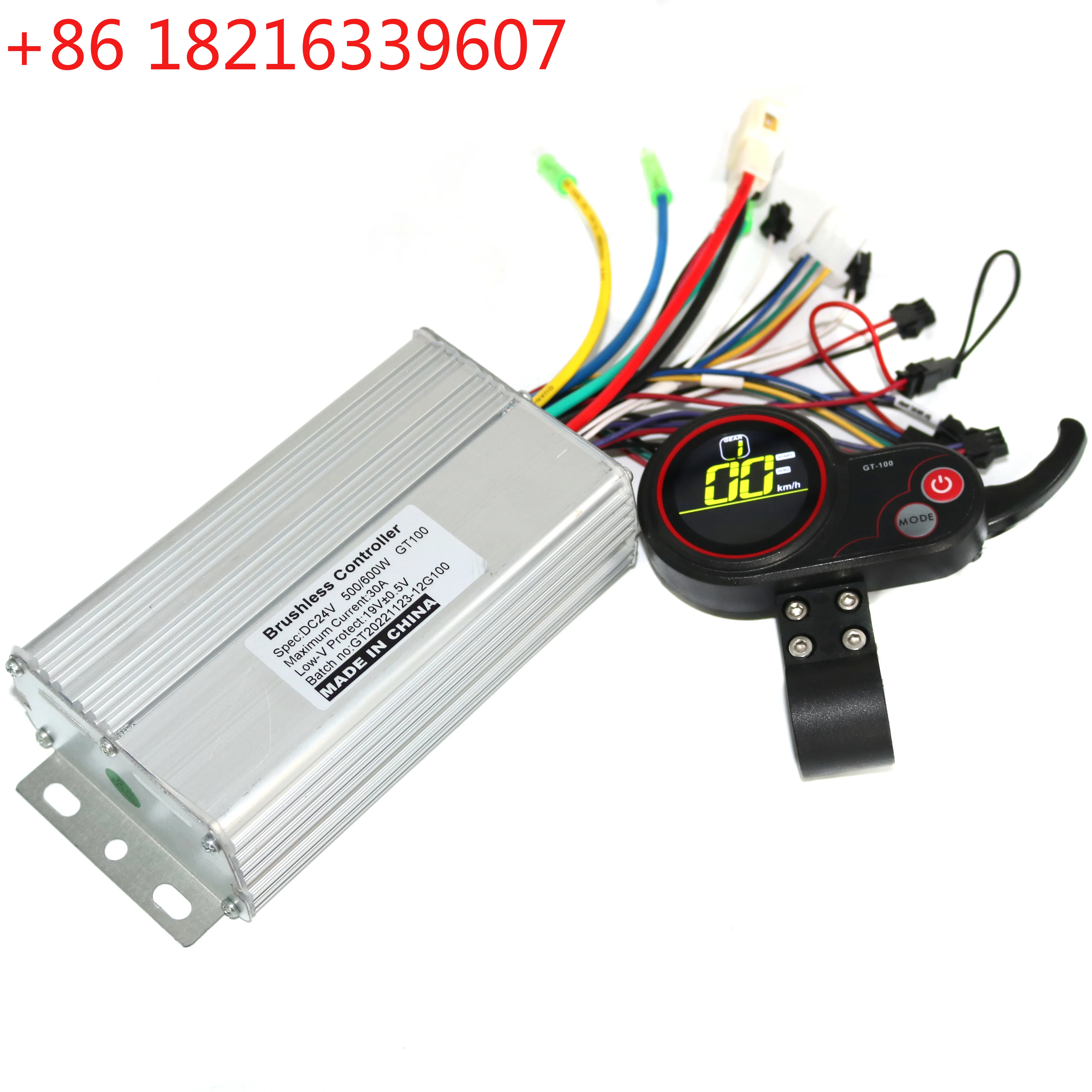 TAO 24V/36V/48V/60V 500/600W BLDC motor controller E-bike brushless speed driver and GT-100 LCD Display one set
TAO 24V/36V/48V/60V 500/600W BLDC motor controller E-bike brushless speed driver and GT-100 LCD Display one set