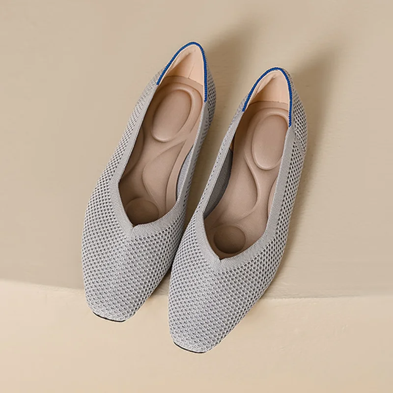 DIMANYU Women Shoes Ballet 2025 New Flat Ladies Casual Shoes Color Mixing Knitted Flat Shoes Women
DIMANYU Women Shoes Ballet 2025 New Flat Ladies Casual Shoes Color Mixing Knitted Flat Shoes Women