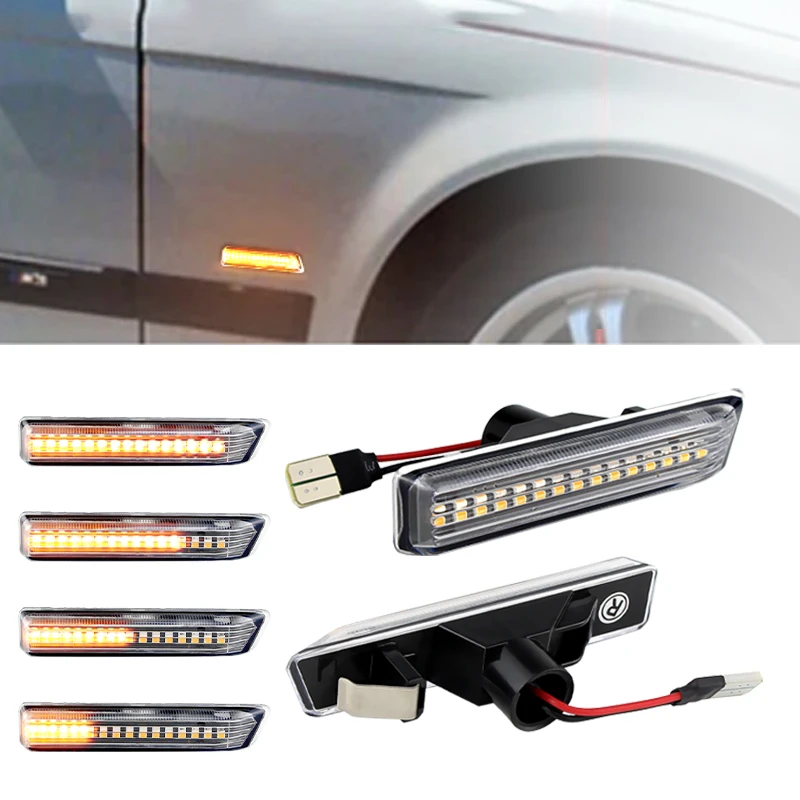 2 шт. для BMW светодиодный динамический боковой габаритный указатель поворота последовательный мигающий свет для BMW X5 E53 1999-2006 без ошибок 
2 шт. для BMW светодиодный динамический боковой габаритный указатель поворота последовательный мигающий свет для BMW X5 E53 1999-2006 без ошибок