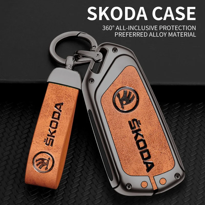 Leather Car Remote Key Case Cover Protection Shell Fob For Skoda Octavia A5 A7 Fabia Superb Kodiaq Karoq Keychain Accessories
Leather Car Remote Key Case Cover Protection Shell Fob For Skoda Octavia A5 A7 Fabia Superb Kodiaq Karoq Keychain Accessories
