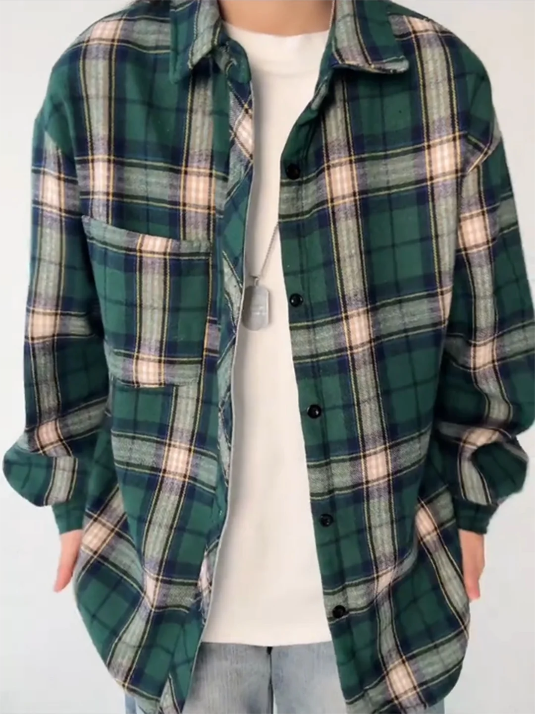 Мужская рубашка Cleanfit в клетку с длинным рукавом, весенне-осенняя, повседневная, базовый слой, верхняя одежда, молодежная, свободного кроя
Мужская рубашка Cleanfit в клетку с длинным рукавом, весенне-осенняя, повседневная, базовый слой, верхняя одежда, молодежная, свободного кроя