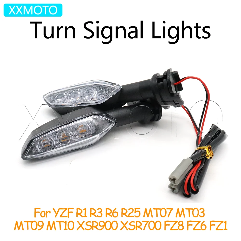 For Yamaha YZF R1 R3 R6 R25 MT07 MT03 MT09 MT10 XSR900 XSR700 FZ8 FZ6 FZ1 Motorcycle Turn Signals Lights Indicators Blinker Lamp
For Yamaha YZF R1 R3 R6 R25 MT07 MT03 MT09 MT10 XSR900 XSR700 FZ8 FZ6 FZ1 Motorcycle Turn Signals Lights Indicators Blinker Lamp