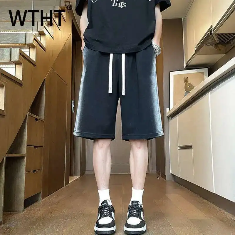WTHT Fashion New Men's Gradient Tie Dye Casua Shorts Summer Trendy Elastic High Waist Bandage Loose Short Pats Male 2A0013
WTHT Fashion New Men's Gradient Tie Dye Casua Shorts Summer Trendy Elastic High Waist Bandage Loose Short Pats Male 2A0013